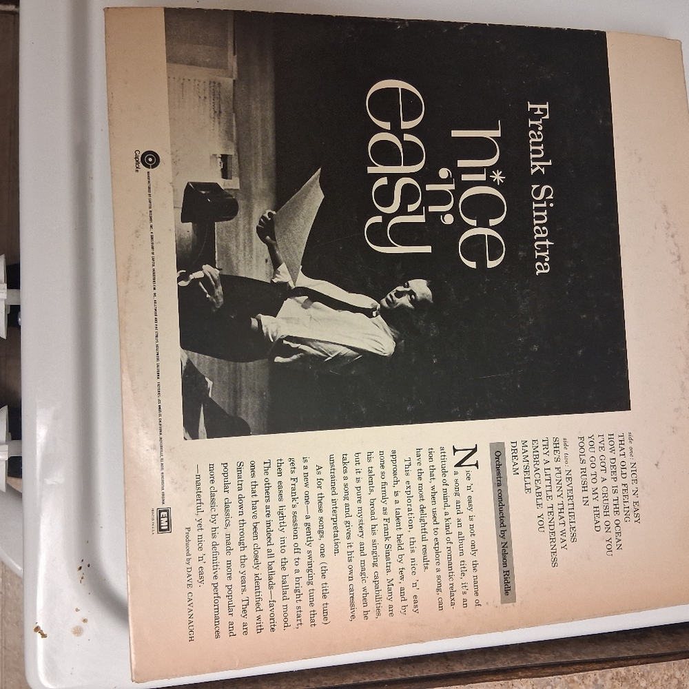 Nice 'n' Easy Vinyl Record FRANK SINATRA LP - Picture 2 of 4